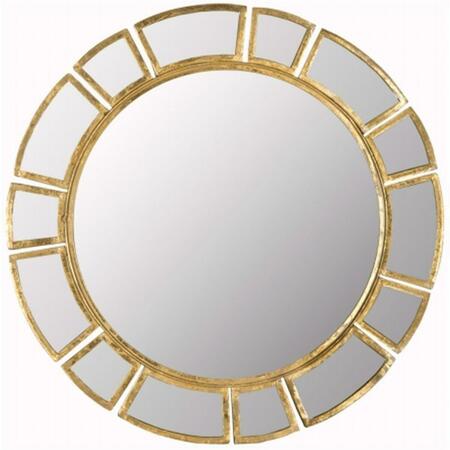SAFAVIEH Deco Sunburst Mirror- Antique Gold - 30.5 x 1.5 x 30.5 in. MIR4026A